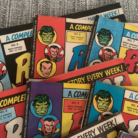 Vintage Collectable Comic Book 9 Pack - Picture 3 of 9
